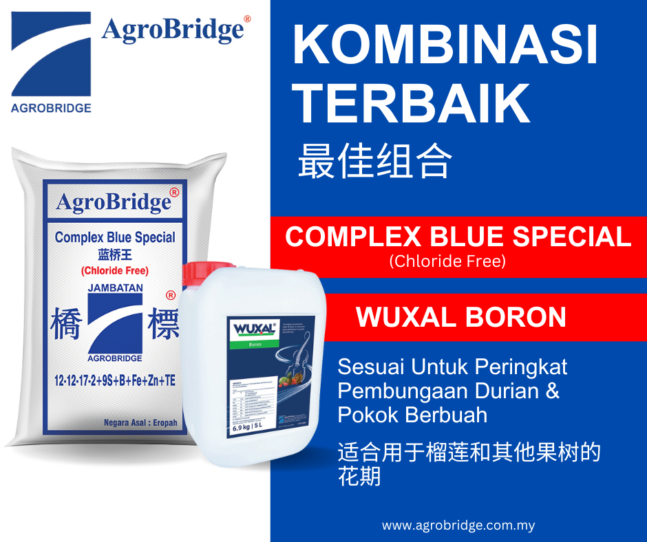 Complex blue special and Wuxal Boron
