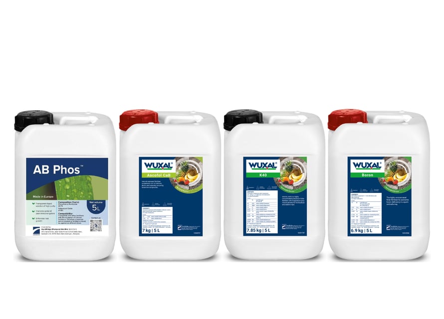 AB Phos, WUXAL Ascofol CaB, WUXAL K40, WUXAL Boron